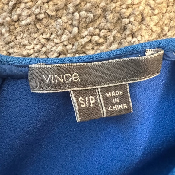 Vince Ponte sleeveless blue shift dress Size S - Picture 6 of 6